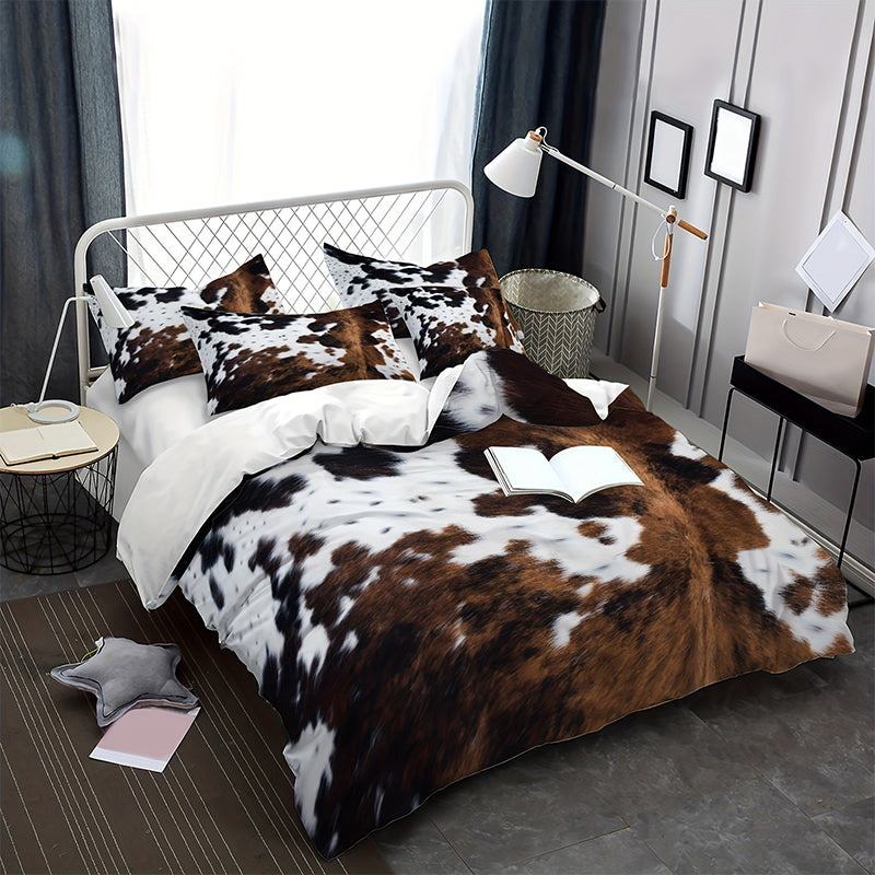 📢📢50% OFF !!🎅Cow Print Duvet Cover Set