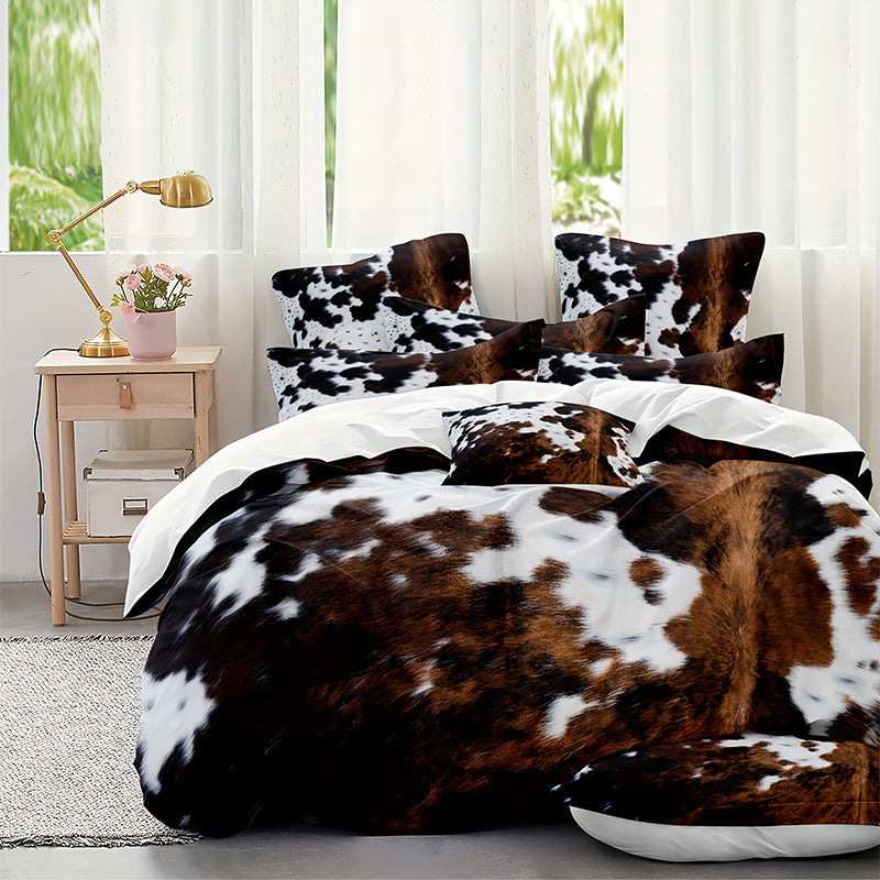 📢📢50% OFF !!🎅Cow Print Duvet Cover Set