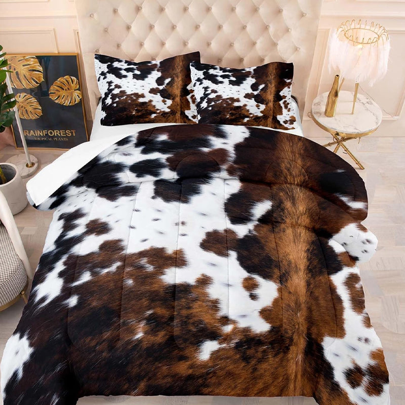 📢📢50% OFF !!🎅Cow Print Duvet Cover Set