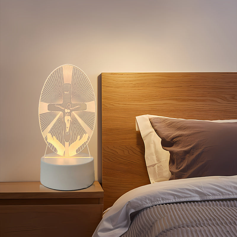 Jesus 3D Night Lamp & Religious Gifts