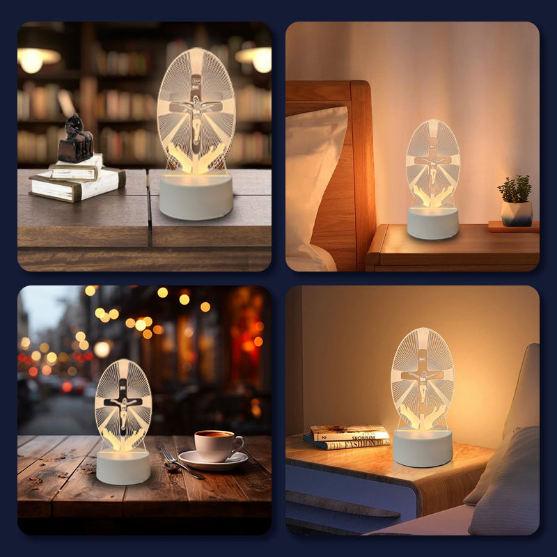 Jesus 3D Night Lamp & Religious Gifts