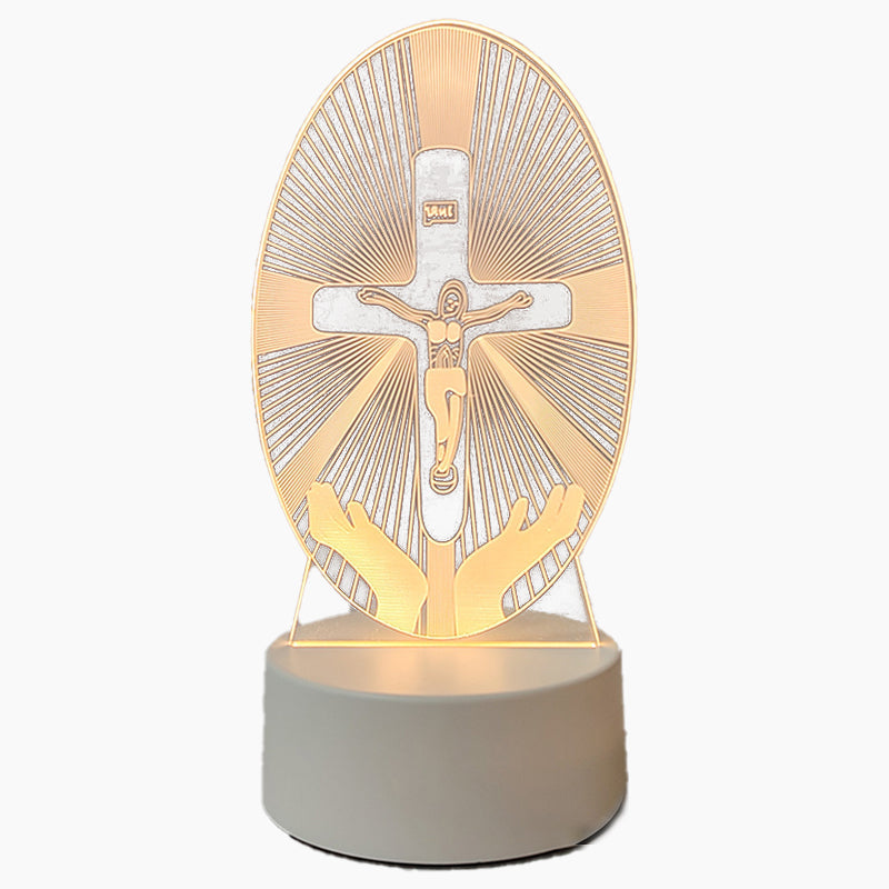 Jesus 3D Night Lamp & Religious Gifts
