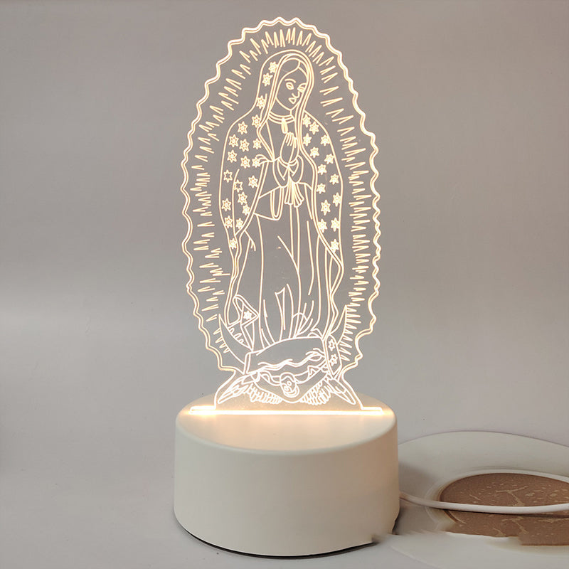 Jesus 3D Night Lamp & Religious Gifts