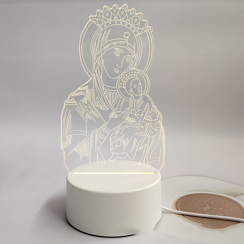 Jesus 3D Night Lamp & Religious Gifts