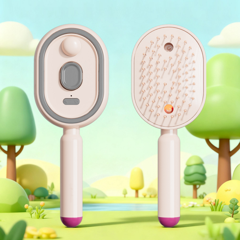 💧 Electric Spray & Massage Hairbrush – soothing scalp massage, fine mist spray & smooth hair care, detangling, nourishment & relaxation ✨