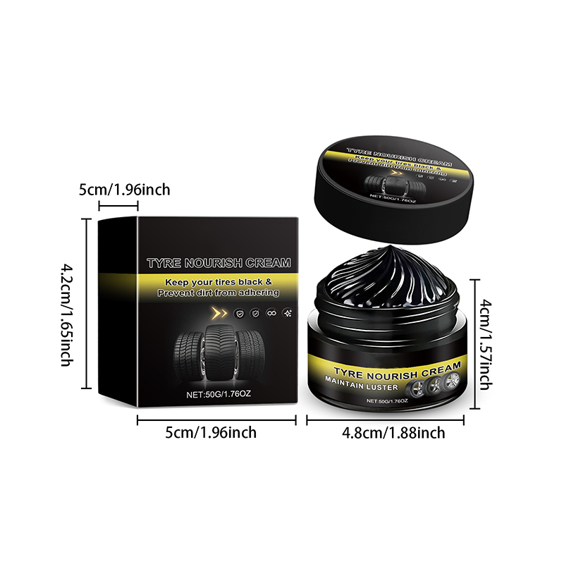 🚗 BUY 2 GET 1 FREE! ✨ Tire Wax – Restores Black Gloss, Blocks UV, Repels Dirt & Easy Quick Application for Long-Lasting Shine 🛞