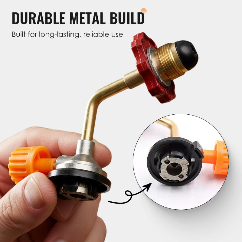 Outdoor Gas Canister Refill Adapter