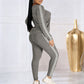 Women's 2-Piece Long Sleeve Tracksuit Set