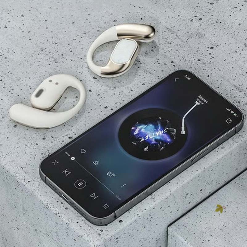 🎧 60% OFF NOW! ⚡ Wireless Open-Ear Earbuds – Lightweight, Clear Sound & Safe for Outdoor Use 🏃‍♂️✨