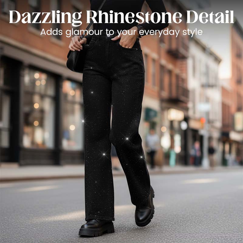 💗New Year Sale 50% OFF💗Women’s Stylish Rhinestone Embellished Jeans