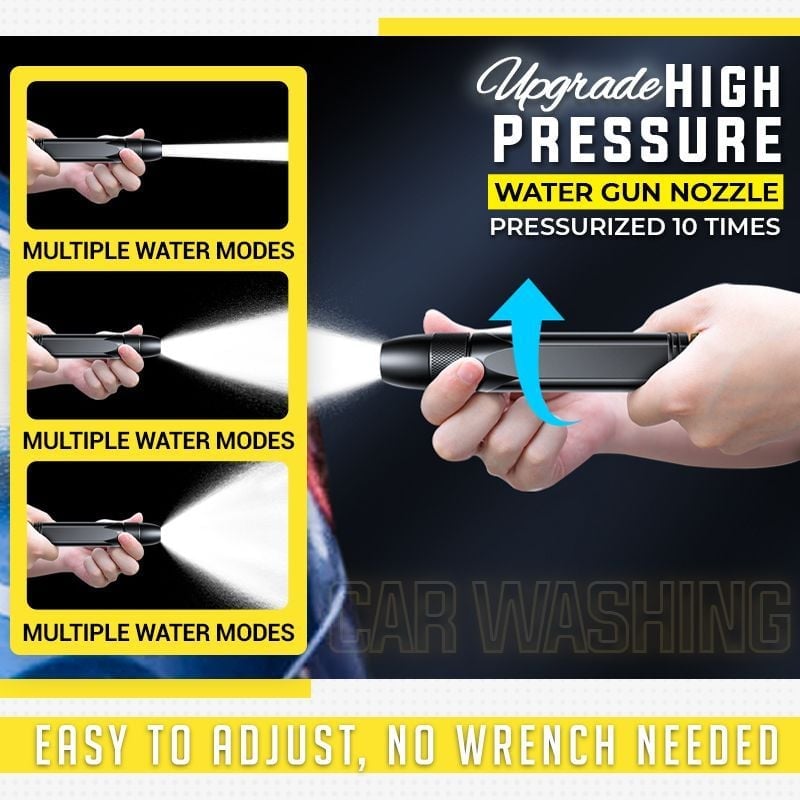🚿New arrival 50% OFF!💧 High-Pressure Water Gun – Car Wash, Garden, 10x Pressure, Multi-Mode ⚡