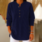👚 60% OFF NOW! 🎉 Women‘s Corduroy Henley Top – Stylish, Soft & Versatile 🧥📦