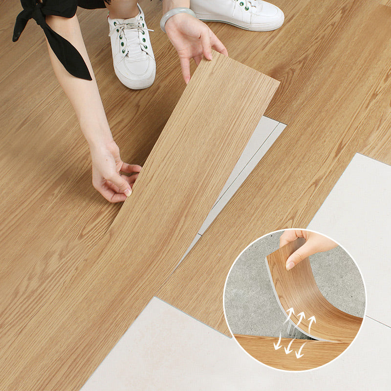 🧱 BUY 3 GET 5 FREE! 🔥（36 in × 6 in × 1/8 in）🏠 Wood Grain Peel and Stick Floor Tiles ， Self-Adhesive, Waterproof & Easy DIY Installation 🌿
