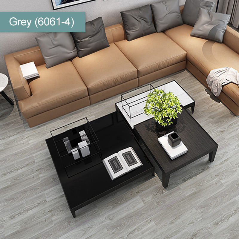 🧱 BUY 3 GET 5 FREE! 🔥（36 in × 6 in × 1/8 in）🏠 Wood Grain Peel and Stick Floor Tiles ， Self-Adhesive, Waterproof & Easy DIY Installation 🌿