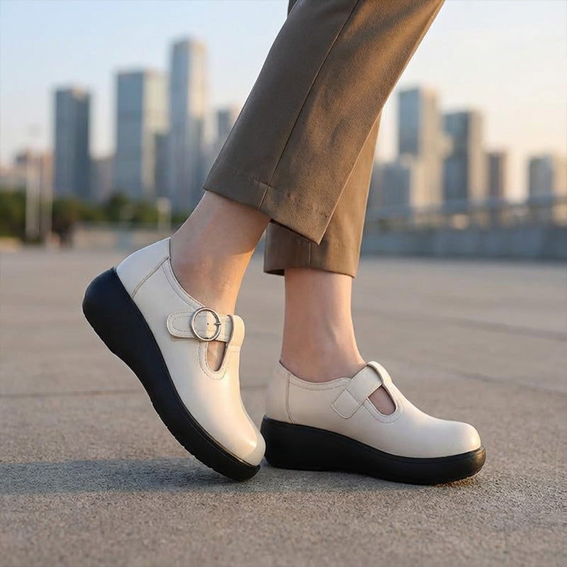 📢📢50%  OFF !! ⏰Women's Comfort Round Toe Platform Shoes