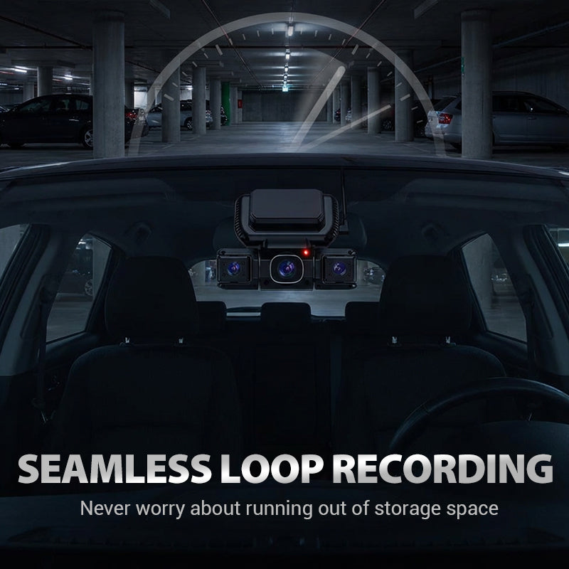 🔥HOT SALE NOW🚗 360° all-around protection—drive with confidence, worry-free recording! ✨4-Channel 360° Dash Cam