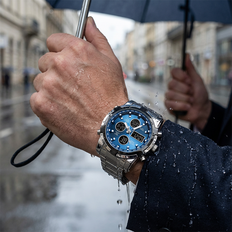 ⌚ 50% OFF & Free Shipping NOW! 🪖 Men‘s Military Watch – Analog-Digital Display, Waterproof & Shock-Resistant 🛡️