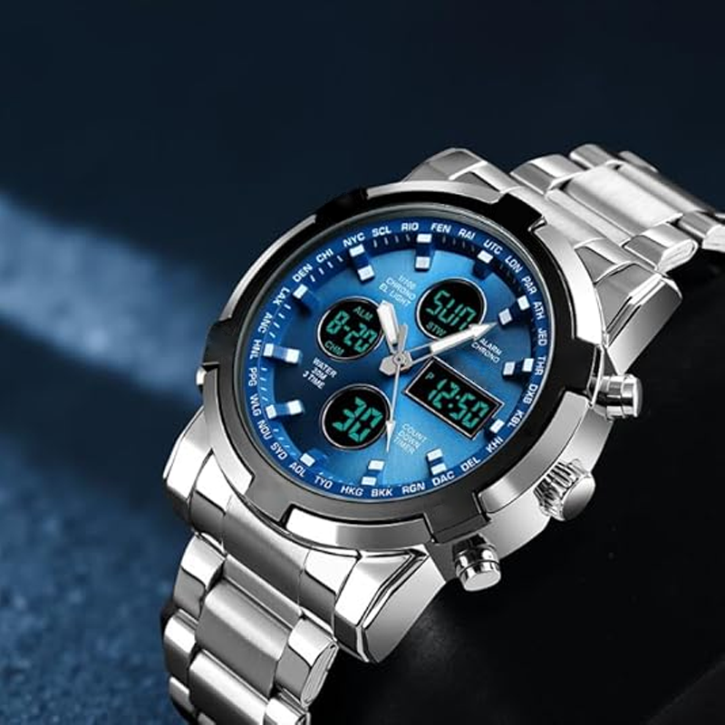 ⌚ 50% OFF & Free Shipping NOW! 🪖 Men‘s Military Watch – Analog-Digital Display, Waterproof & Shock-Resistant 🛡️