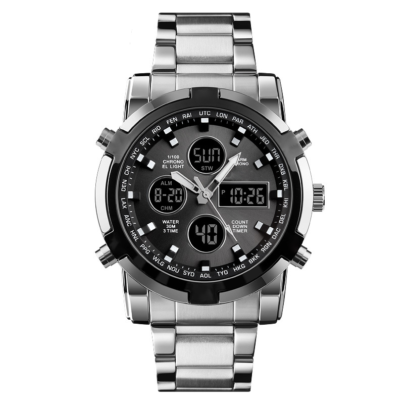 ⌚ 50% OFF & Free Shipping NOW! 🪖 Men‘s Military Watch – Analog-Digital Display, Waterproof & Shock-Resistant 🛡️