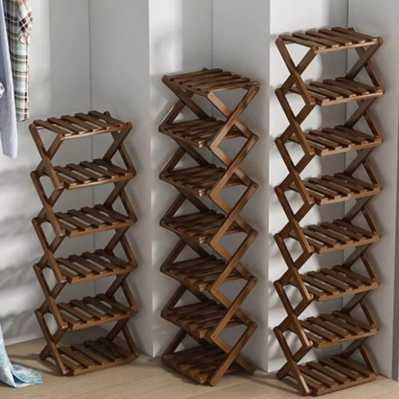 📢📢50%  OFF !! ⏰Durable Foldable Bamboo Shoe Rack