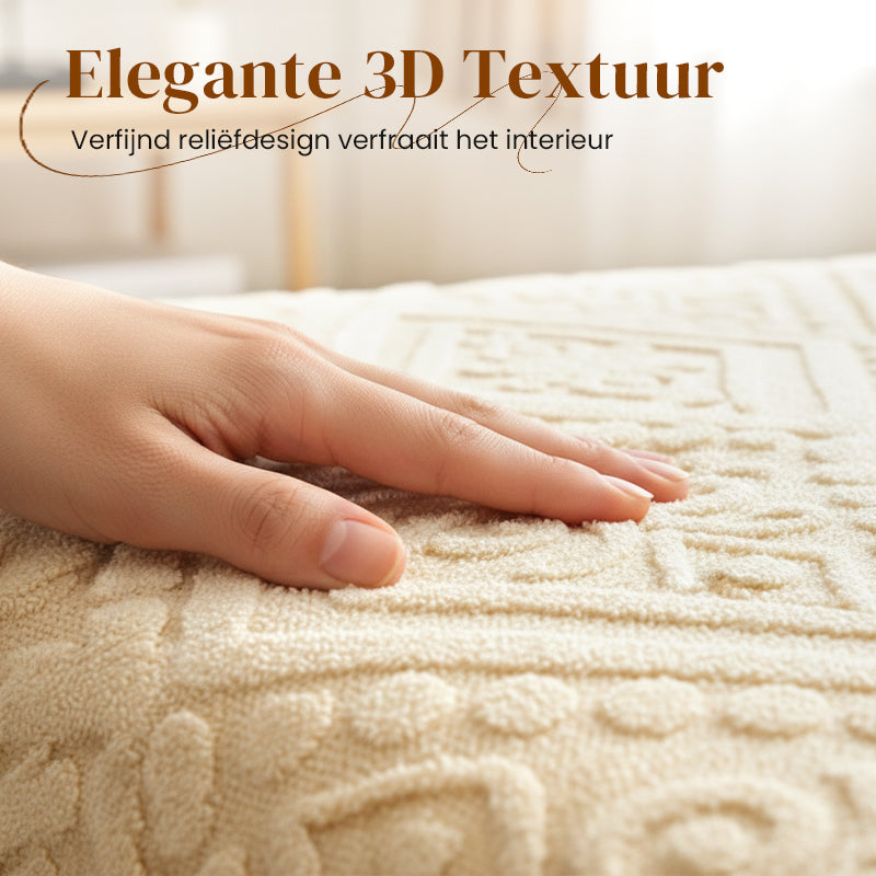 360° All-Around Stretch Plush Knit Fitted Sheet