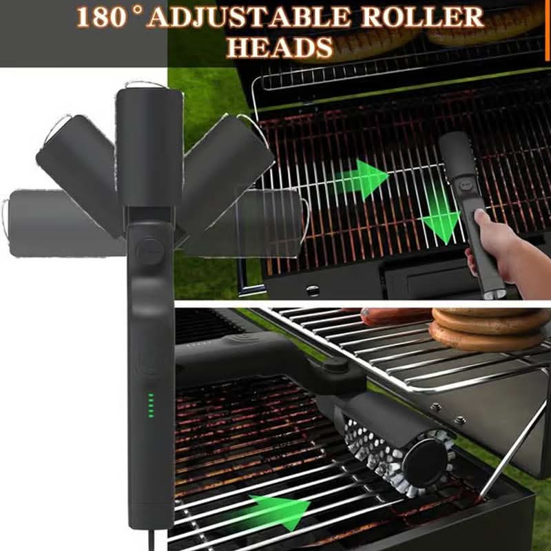 🔥50% OFF NOW! 🍖 Cordless Electric BBQ Brush Cleaner – Deep Cleaning, Long Handle & Rechargeable 🔋