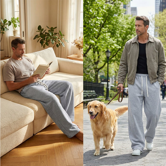 👖New Arrivals - Casual Drawstring Pants for Men with Functional Pockets – Relaxed Silhouette