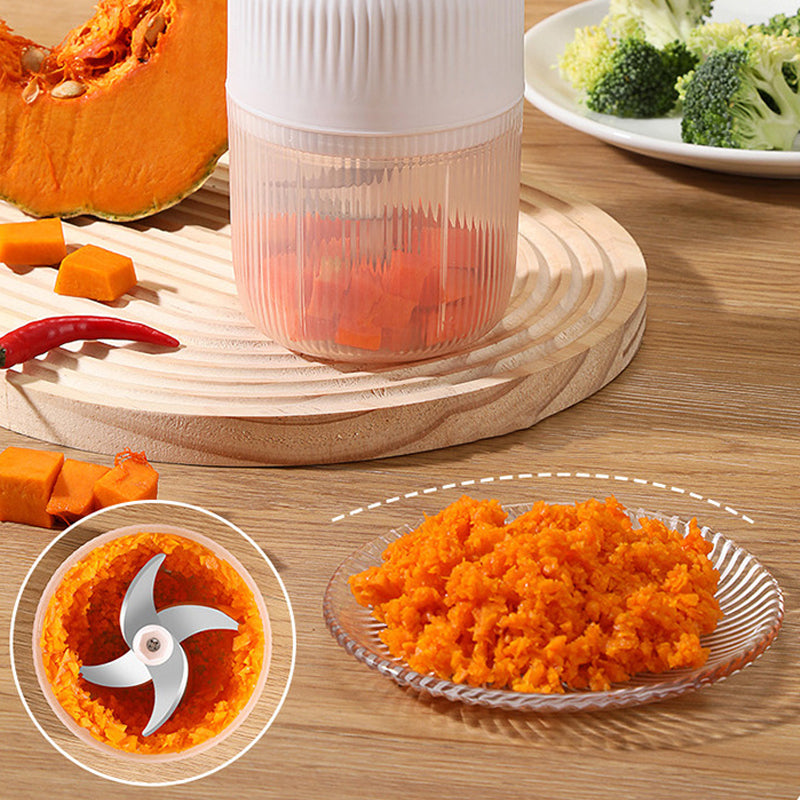 📢📢50% OFF !!!⏰Cordless Mini Electric Garlic Chopper – Powerful & Efficient, Easy Clean & Perfect for Kitchen 🔪