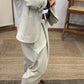 Women Collar Jacket+pants Temperament Commuting Suit