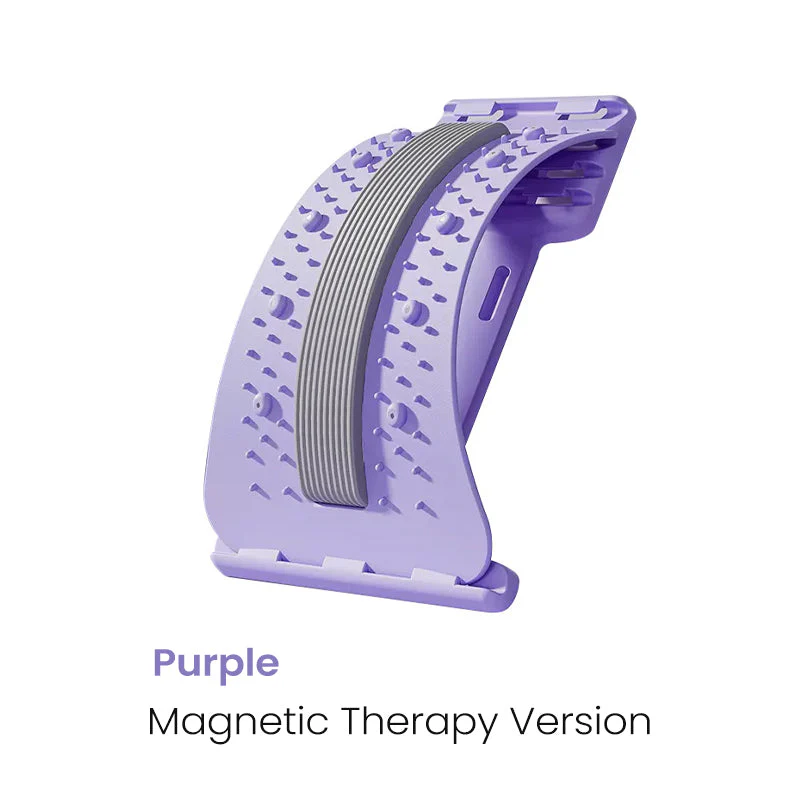 🔥 50% OFF🧘‍♂️Magnetic Lumbar Stretcher – Acupressure Massage, Portable Design & Relieves Back Pain ✨