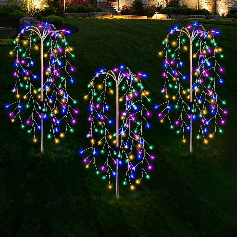 🌈 LIMITED-TIME 50% OFF! ✨ Solar Garden Lights Outdoor Decor – 100 LEDs, IP55 Waterproof, Easy Install 🌙