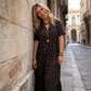 💞New arrival 50% OFF for a Limited Time!!👗WOMEN'S V-NECK LEOPARD PRINT MAXI DRESS! 💎