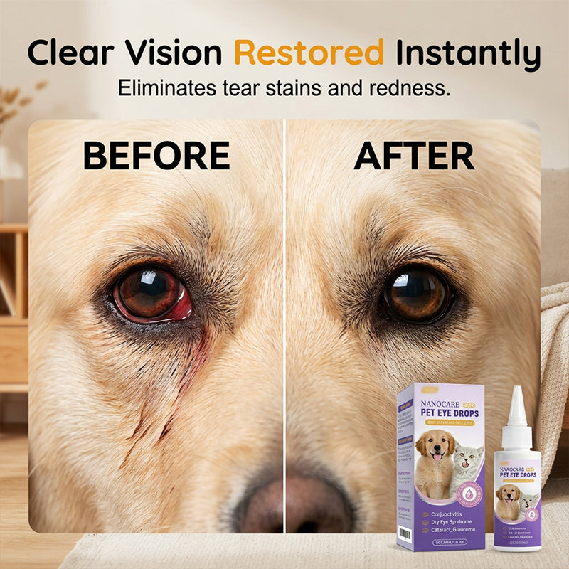 🔥Limited Time Promotion 50% OFF🔥Gentle Pet Eye Drops for Dogs & Cats