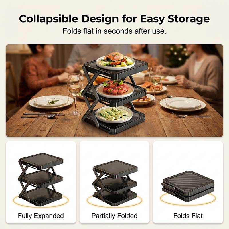⚡50% OFF !!🔥Multi-layer Dish & Prep Tray Storage Rack