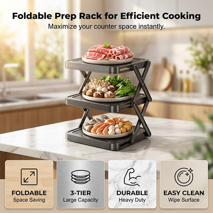 ⚡50% OFF !!🔥Multi-layer Dish & Prep Tray Storage Rack