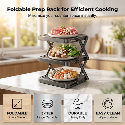 ⚡50% OFF !!🔥Multi-layer Dish & Prep Tray Storage Rack