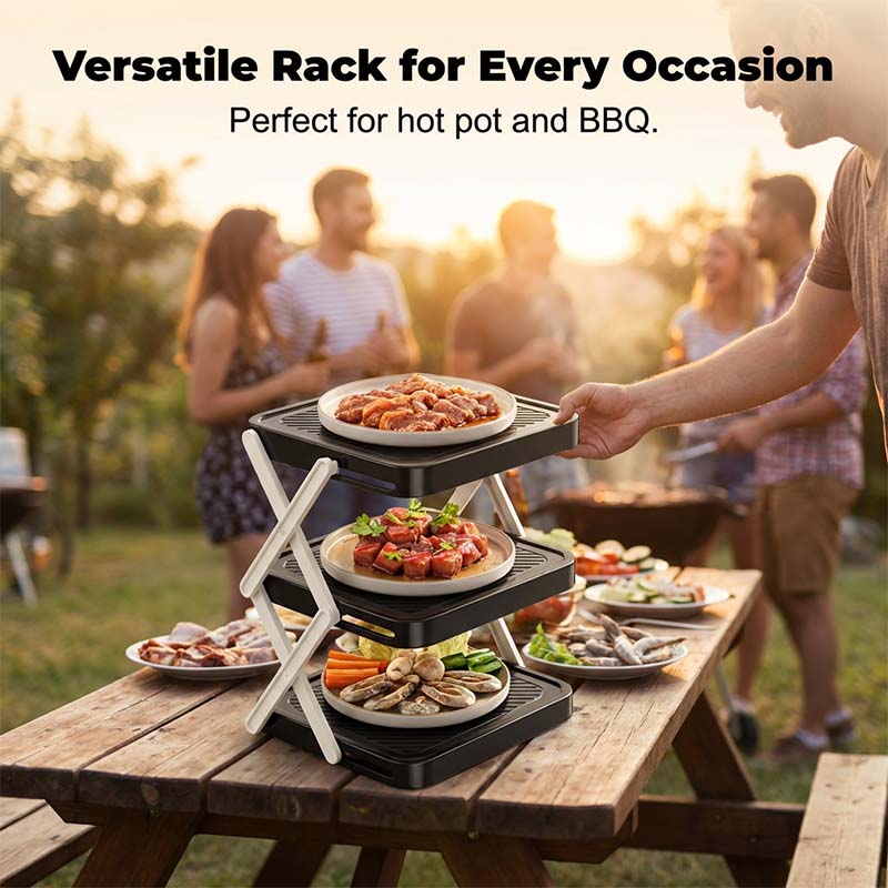 ⚡50% OFF !!🔥Multi-layer Dish & Prep Tray Storage Rack