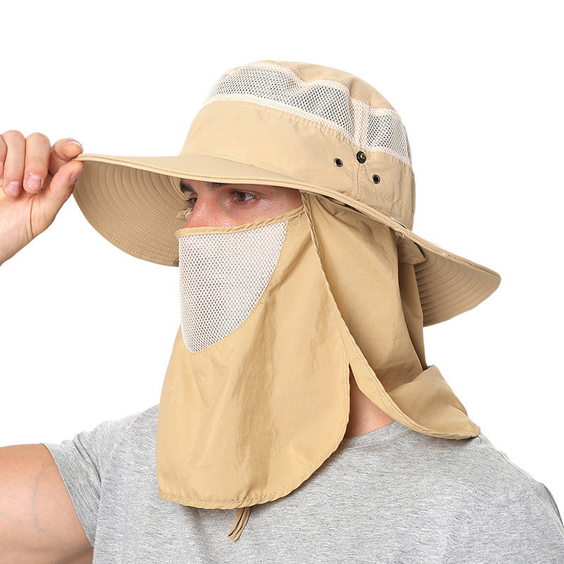 Outdoor Sun Hat with Removable Flaps