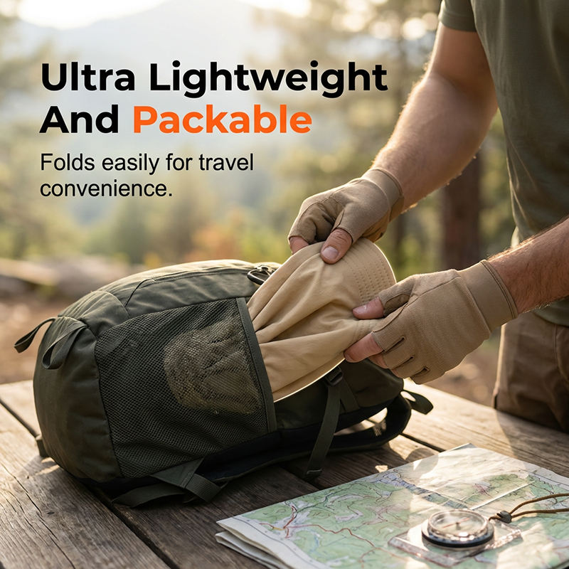Outdoor Sun Hat with Removable Flaps