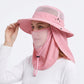 Outdoor Sun Hat with Removable Flaps