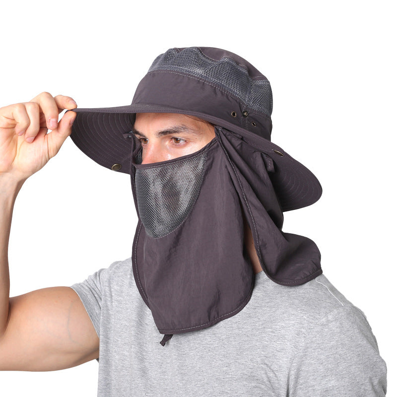 Outdoor Sun Hat with Removable Flaps