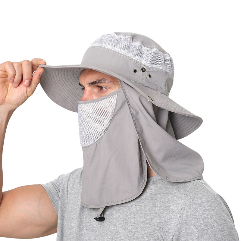 Outdoor Sun Hat with Removable Flaps