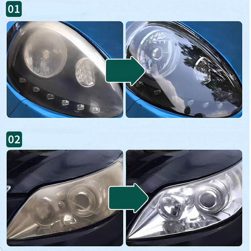 Professional Car Headlight Repair & Polishing Kit