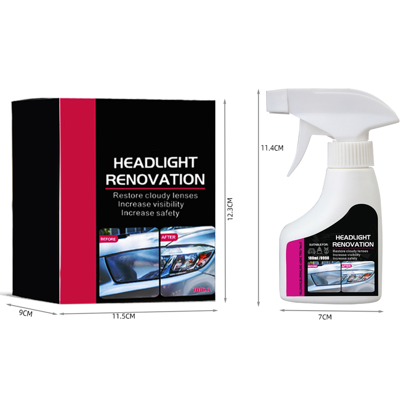 Professional Car Headlight Repair & Polishing Kit