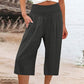 【S-3XL】🍂Lightweight Elastic Waist Crop Pants for Women