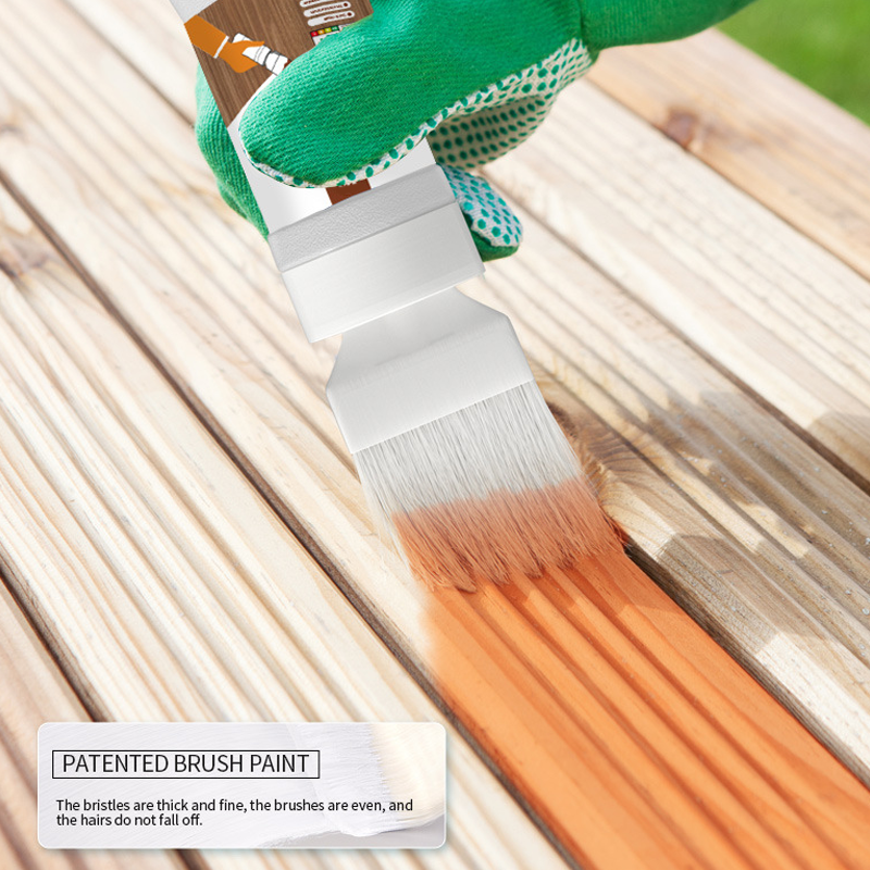 🖌️ LIMITED-TIME 50% OFF! ✨ 2-in-1 Wood Paint Brush – All-in-One, Water-Based ✨