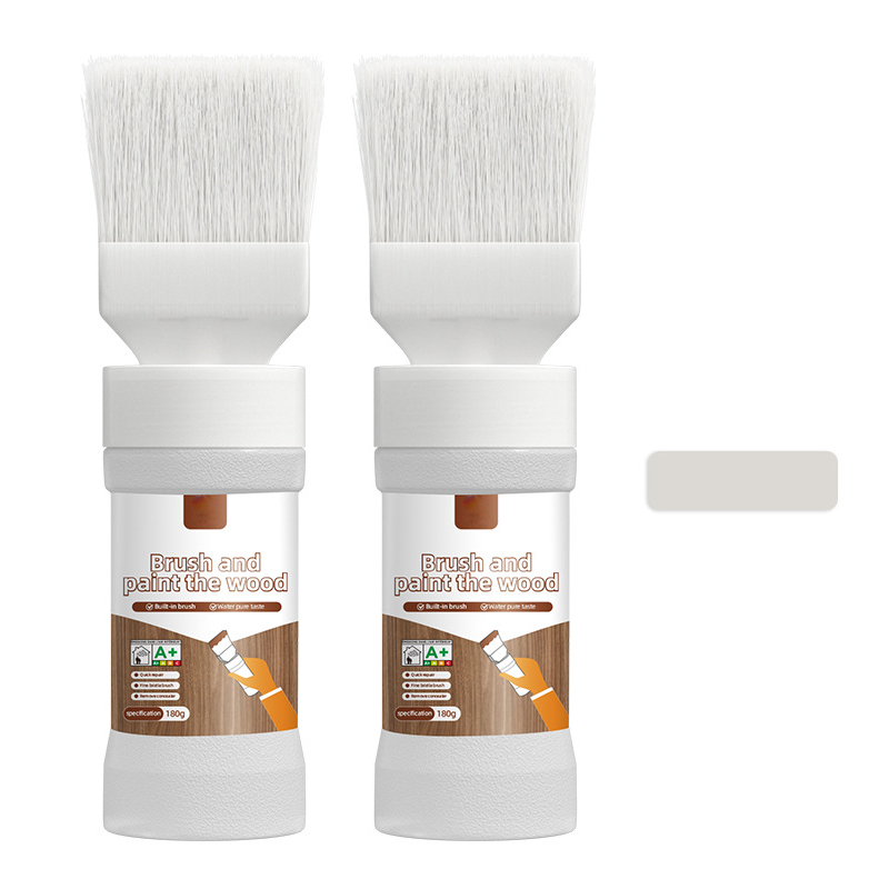🖌️ LIMITED-TIME 50% OFF! ✨ 2-in-1 Wood Paint Brush – All-in-One, Water-Based ✨