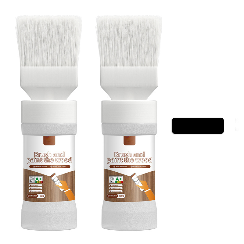 🖌️ LIMITED-TIME 50% OFF! ✨ 2-in-1 Wood Paint Brush – All-in-One, Water-Based ✨
