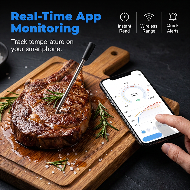 Wireless Bluetooth Meat Thermometer