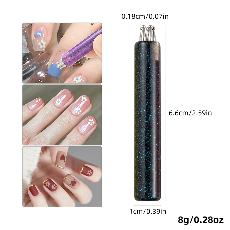DIY Flower Nail Art Dotting Pen